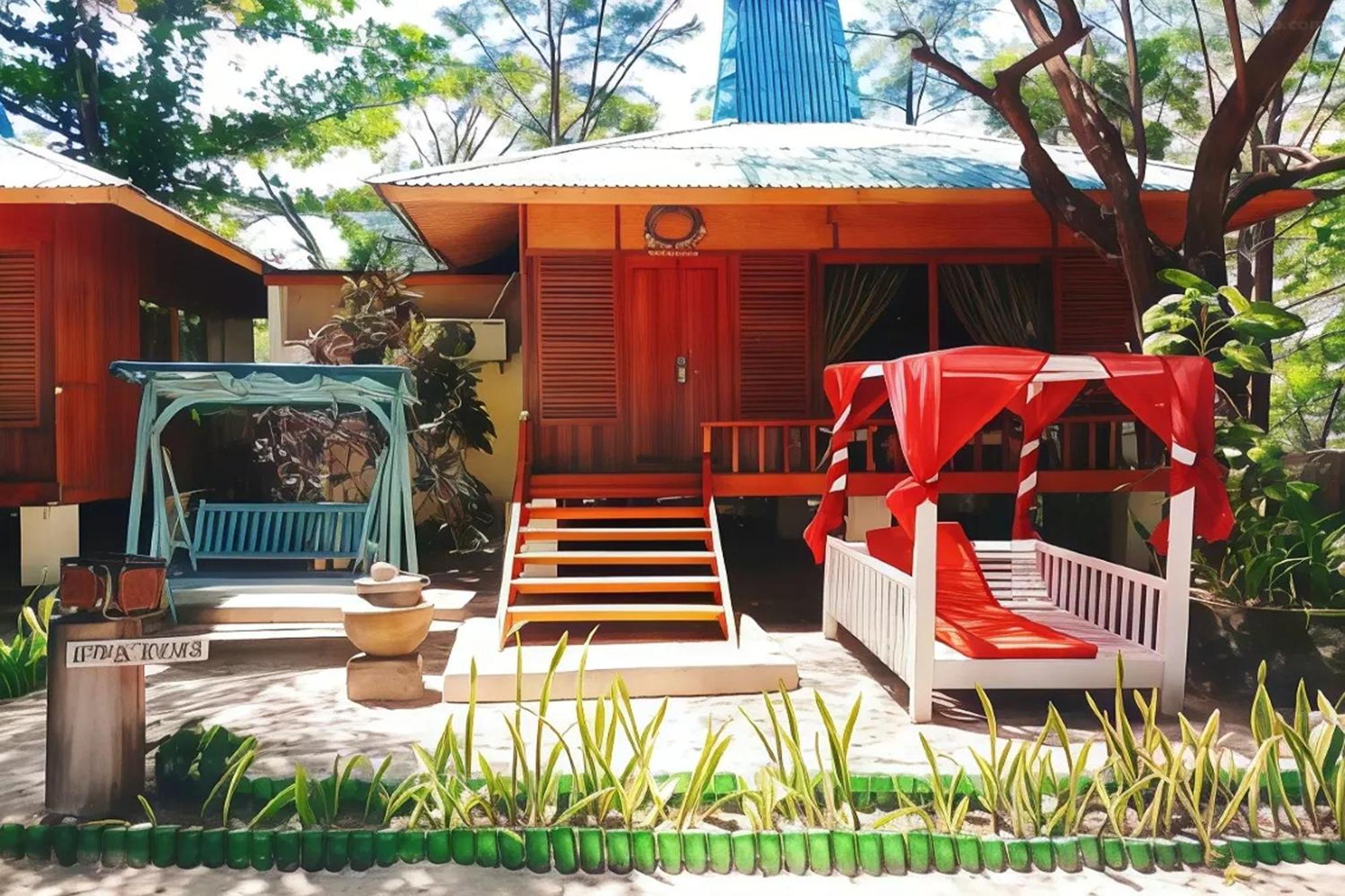 Cemara Beachfront Suite Mondu Buitenkant foto